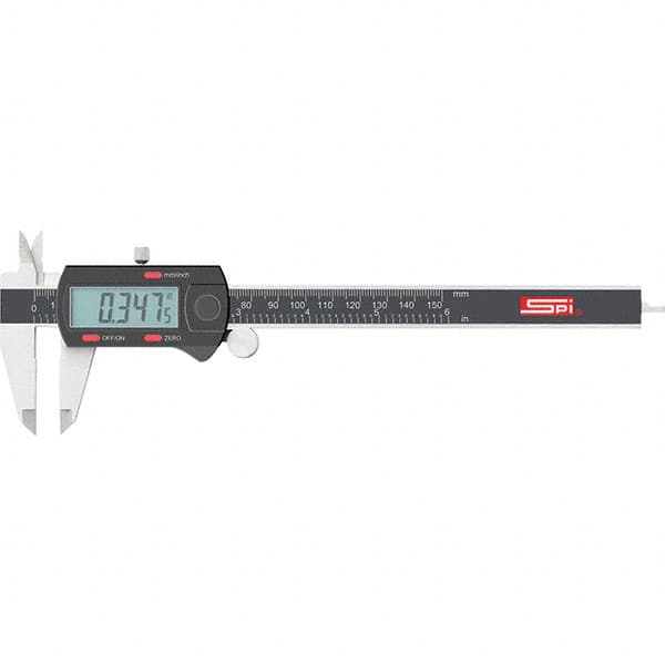 SPI - 0 to 200mm Range, 0.01mm Resolution, Electronic Caliper - Makers Industrial Supply