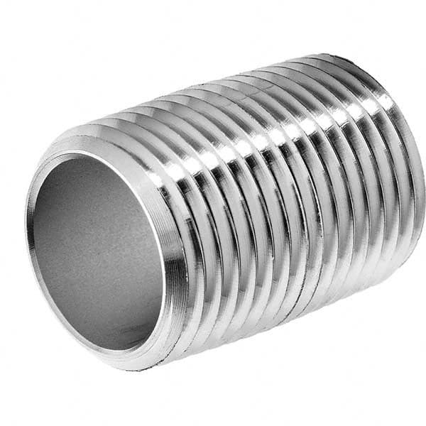 USA Sealing - 1 x 1.5" 304 Stainless Steel Pipe Nipple - Makers Industrial Supply