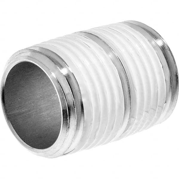 USA Sealing - 1/8 x 0.75" 304 Stainless Steel Pipe Nipple - Makers Industrial Supply