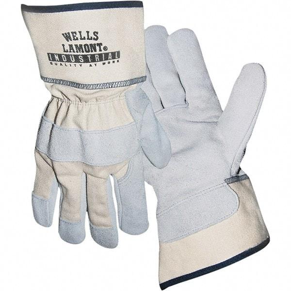 Wells Lamont - Size XL Cut Resistant Work Gloves - For Work & Driver, Uncoated, Slip-On Cuff, Full Fingered, White, Paired - Makers Industrial Supply