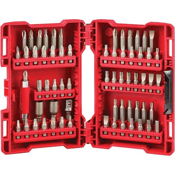 Milwaukee Tool - Power & Impact Screwdriver Bit Sets Point Type: Phillips, Slotted, Torx, Square Bit Type: Nut Driver Set; Screwdriver Bit Set - Makers Industrial Supply