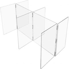 USA Sealing - 48" x 60" Self-Supporting Partition & Panel System-Social Distancing Barrier - Makers Industrial Supply