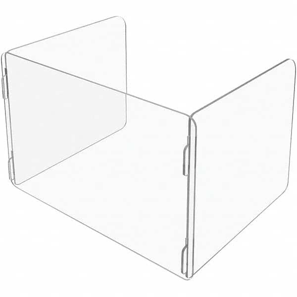 USA Sealing - 24" x 24" Self-Supporting Partition & Panel System-Social Distancing Barrier - Makers Industrial Supply