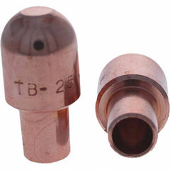 Tuffaloy - Spot Welder Tips For Use With: 5RW Cap Taper Electrode Holder Type: Male Cap B Nose (Dome) - Makers Industrial Supply