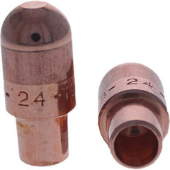 Tuffaloy - Spot Welder Tips For Use With: 4RW Cap Taper Electrode Holder Type: Male Cap B Nose (Dome) - Makers Industrial Supply