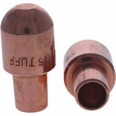 Tuffaloy - Spot Welder Tips For Use With: 5RW Cap Taper Electrode Holder Type: Male Cap B Nose (Dome) - Makers Industrial Supply