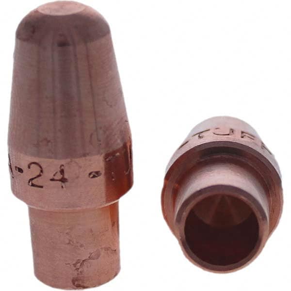 Tuffaloy - Spot Welder Tips For Use With: 4RW Cap Taper Electrode Holder Type: Male Cap A Nose (Pointed) - Makers Industrial Supply