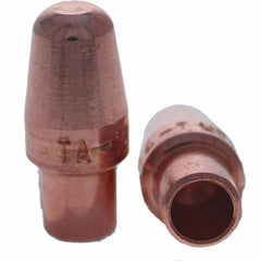 Tuffaloy - Spot Welder Tips For Use With: 4RW Cap Taper Electrode Holder Type: Male Cap A Nose (Pointed) - Makers Industrial Supply