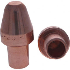 Tuffaloy - Spot Welder Tips For Use With: 5RW Cap Taper Electrode Holder Type: Male Cap A Nose (Pointed) - Makers Industrial Supply