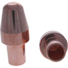 Tuffaloy - Spot Welder Tips For Use With: 6RW Cap Taper Electrode Holder Type: Male Cap A Nose (Pointed) - Makers Industrial Supply