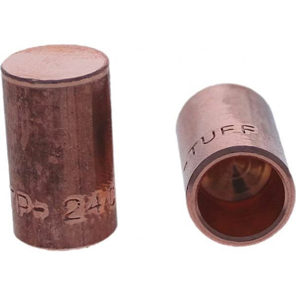 Tuffaloy - Spot Welder Tips For Use With: 4RW Cap Taper Electrode Holder Type: Female Cap C Nose (Flat) - Makers Industrial Supply