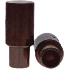 Tuffaloy - Spot Welder Tips For Use With: 4RW Cap Taper Electrode Holder Type: Male Cap C Nose (Flat) - Makers Industrial Supply