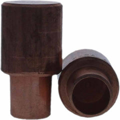 Tuffaloy - Spot Welder Tips For Use With: 7RW Cap Taper Electrode Holder Type: Male Cap C Nose (Flat) - Makers Industrial Supply