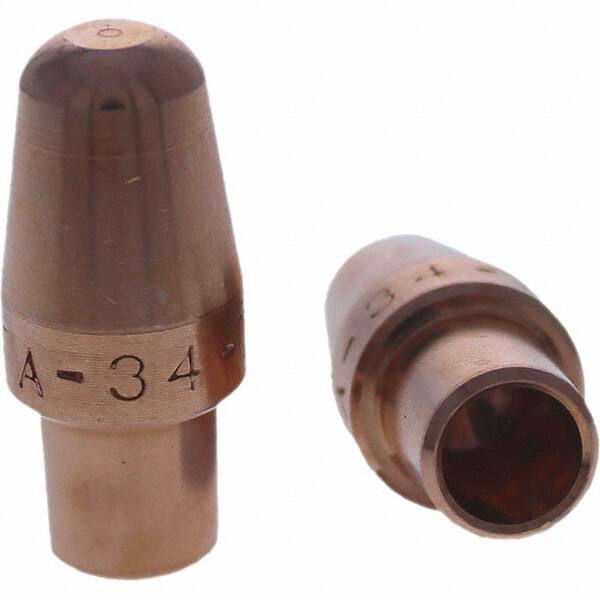 Tuffaloy - Spot Welder Tips For Use With: 4RW Cap Taper Electrode Holder Type: Male Cap A Nose (Pointed) - Makers Industrial Supply