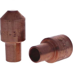 Tuffaloy - Spot Welder Tips For Use With: 5RW Cap Taper Electrode Holder Type: Male Cap E Nose (Truncated) - Makers Industrial Supply