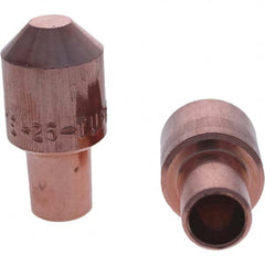 Tuffaloy - Spot Welder Tips For Use With: 5RW Cap Taper Electrode Holder Type: Male Cap E Nose (Truncated) - Makers Industrial Supply