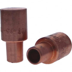 Tuffaloy - Spot Welder Tips For Use With: 5RW Cap Taper Electrode Holder Type: Male Cap F Nose (Radius) - Makers Industrial Supply