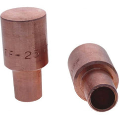 Tuffaloy - Spot Welder Tips For Use With: 5RW Cap Taper Electrode Holder Type: Male Cap F Nose (Radius) - Makers Industrial Supply