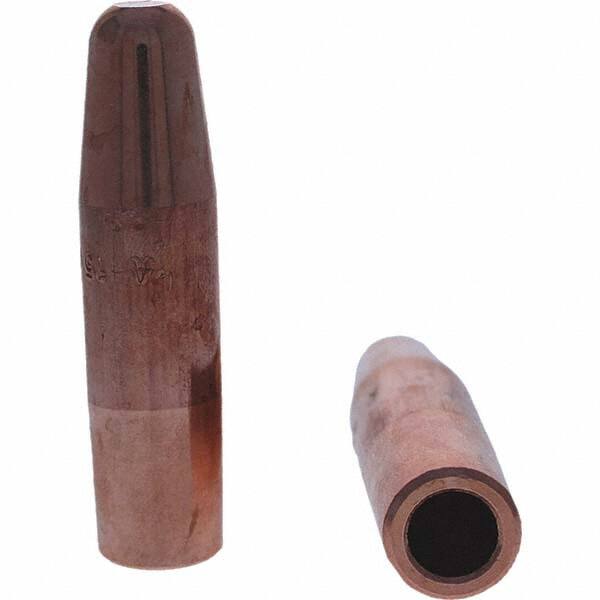 Tuffaloy - Spot Welder Tips For Use With: 5RW Electrode Holder Type: Straight Tip A Nose (Pointed) - Makers Industrial Supply