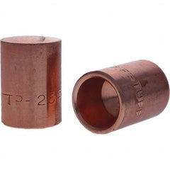 Tuffaloy - Spot Welder Tips For Use With: 6RW Cap Taper Electrode Holder Type: Female Cap F Nose (Radius) - Makers Industrial Supply