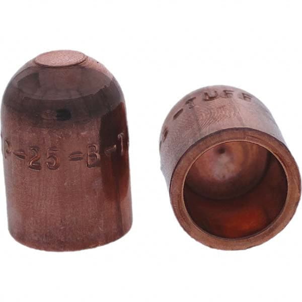 Tuffaloy - Spot Welder Tips For Use With: 5RW Cap Taper Electrode Holder Type: Female Cap B Nose (Dome) - Makers Industrial Supply