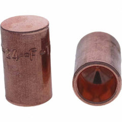 Tuffaloy - Spot Welder Tips For Use With: 4RW Cap Taper Electrode Holder Type: Female Cap F Nose (Radius) - Makers Industrial Supply