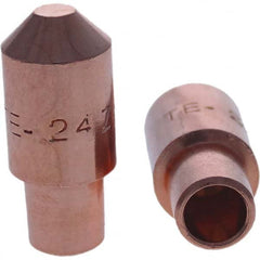 Tuffaloy - Spot Welder Tips For Use With: 4RW Cap Taper Electrode Holder Type: Male Cap E Nose (Truncated) - Makers Industrial Supply