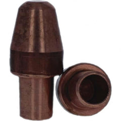 Tuffaloy - Spot Welder Tips For Use With: 6RW Cap Taper Electrode Holder Type: Male Cap A Nose (Pointed) - Makers Industrial Supply