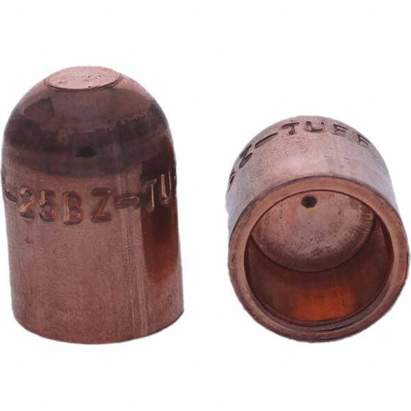 Tuffaloy - Spot Welder Tips For Use With: 5RW Cap Taper Electrode Holder Type: Female Cap B Nose (Dome) - Makers Industrial Supply