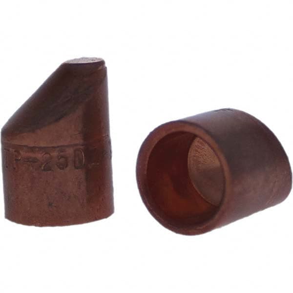 Tuffaloy - Spot Welder Tips For Use With: 5RW Cap Taper Electrode Holder Type: Female Cap D Nose (Offset) - Makers Industrial Supply