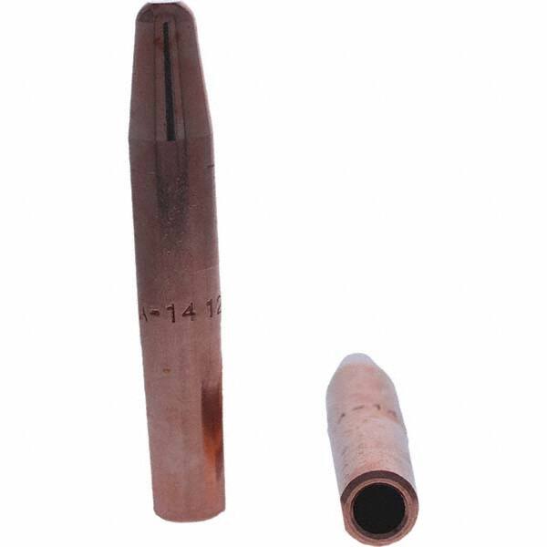 Tuffaloy - Spot Welder Tips For Use With: 4RW Electrode Holder Type: Straight Tip A Nose (Pointed) - Makers Industrial Supply