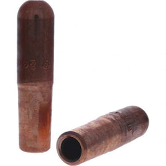 Tuffaloy - Spot Welder Tips For Use With: 6RW Electrode Holder Type: Straight Tip B Nose (Dome) - Makers Industrial Supply