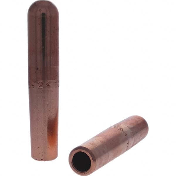 Tuffaloy - Spot Welder Tips For Use With: 6RW Electrode Holder Type: Straight Tip B Nose (Dome) - Makers Industrial Supply