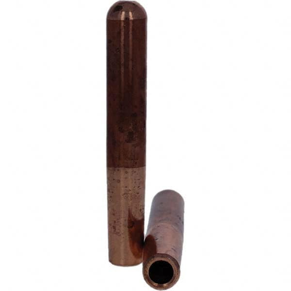 Tuffaloy - Spot Welder Tips For Use With: 4RW Electrode Holder Type: Straight Tip B Nose (Dome) - Makers Industrial Supply