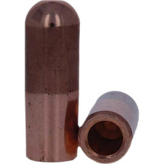 Tuffaloy - Spot Welder Tips For Use With: 5RW Electrode Holder Type: Straight Tip B Nose (Dome) - Makers Industrial Supply