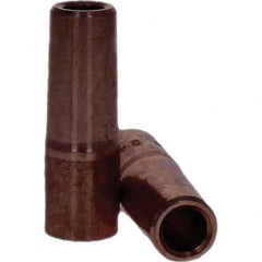 Tuffaloy - Spot Welder Tips For Use With: 4RW Electrode Holder Type: Straight Tip C Nose (Flat) - Makers Industrial Supply