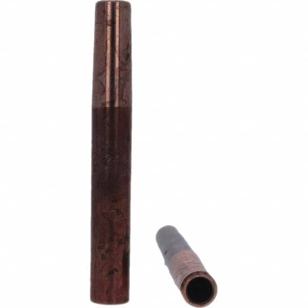 Tuffaloy - Spot Welder Tips For Use With: 4RW Electrode Holder Type: Straight Tip C Nose (Flat) - Makers Industrial Supply