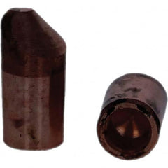 Tuffaloy - Spot Welder Tips For Use With: 5RW Electrode Holder Type: Straight Tip D Nose (Offset) - Makers Industrial Supply