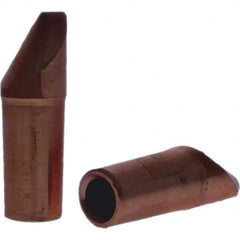 Tuffaloy - Spot Welder Tips For Use With: 4RW Electrode Holder Type: Straight Tip D Nose (Offset) - Makers Industrial Supply