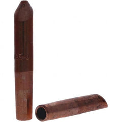 Tuffaloy - Spot Welder Tips For Use With: 4RW Electrode Holder Type: Straight Tip D Nose (Offset) - Makers Industrial Supply