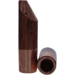 Tuffaloy - Spot Welder Tips For Use With: 5RW Electrode Holder Type: Straight Tip D Nose (Offset) - Makers Industrial Supply