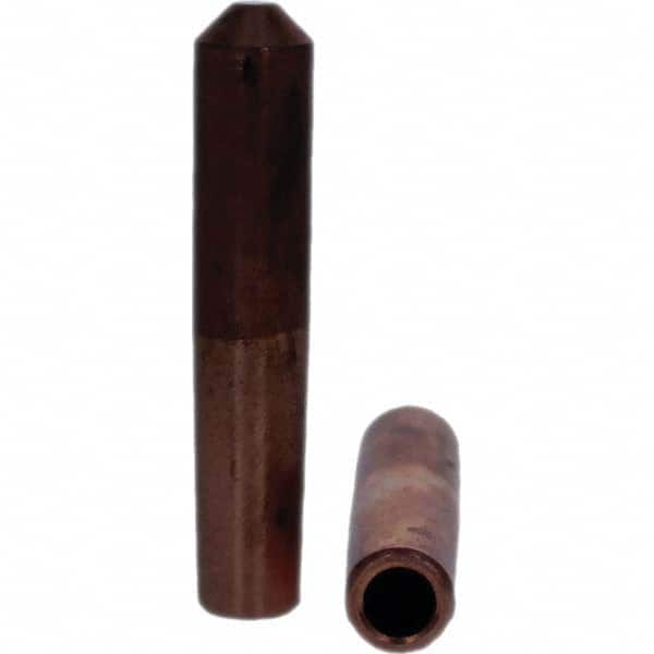 Tuffaloy - Spot Welder Tips For Use With: 4RW Electrode Holder Type: Straight Tip E Nose (Truncated) - Makers Industrial Supply