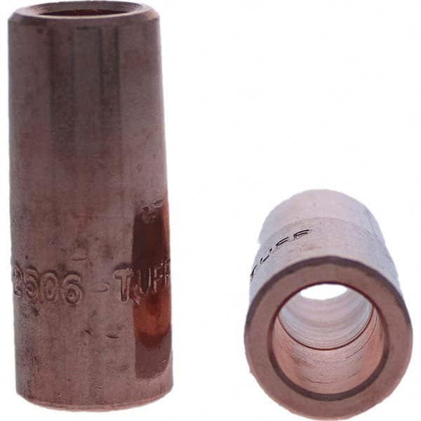 Tuffaloy - Spot Welder Tips For Use With: 5RW Electrode Holder Type: Straight Shank for 5RW Male Cap - Makers Industrial Supply