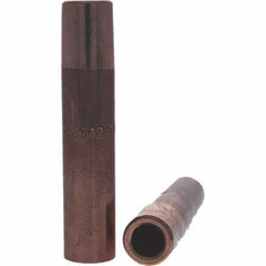 Tuffaloy - Spot Welder Tips For Use With: 6RW Electrode Holder Type: Straight Tip F Nose (Radius) - Makers Industrial Supply