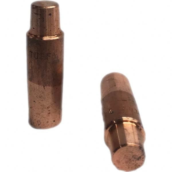 Tuffaloy - Spot Welder Tips For Use With: 5RW Electrode Holder Type: Straight Shank for 5RW Female Cap - Makers Industrial Supply