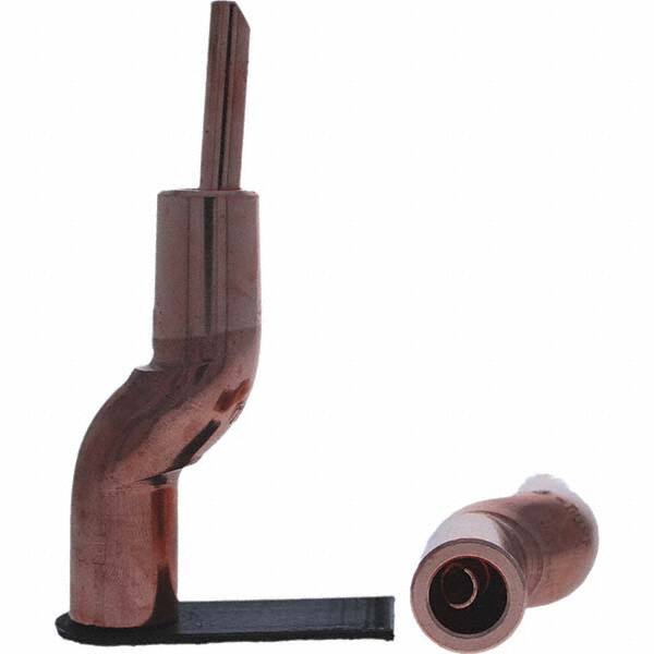 Tuffaloy - Spot Welder Tips For Use With: 5RW Electrode Holder Type: Bent Shank for 5RW Male Cap - Makers Industrial Supply