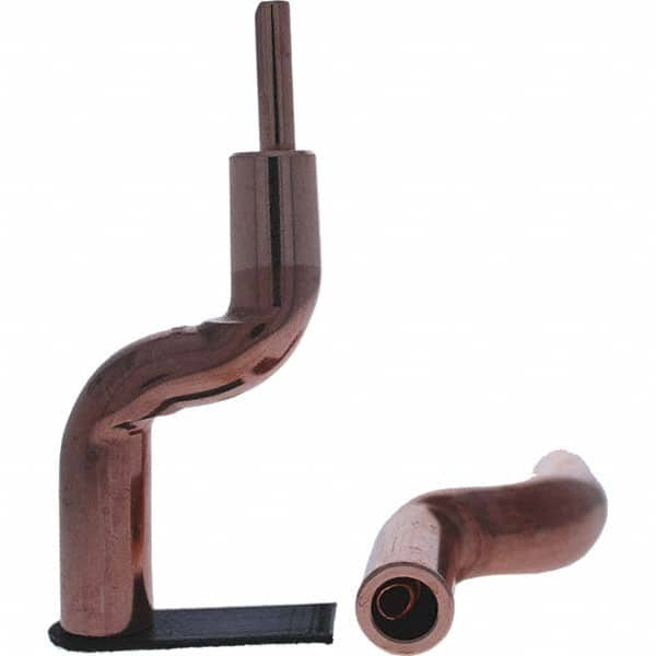 Tuffaloy - Spot Welder Tips For Use With: 5RW Electrode Holder Type: Bent Shank for 5RW Male Cap - Makers Industrial Supply