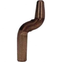 Tuffaloy - Spot Welder Tips For Use With: 4RW Electrode Holder Type: Double Bend Tip A Nose (Pointed) - Makers Industrial Supply