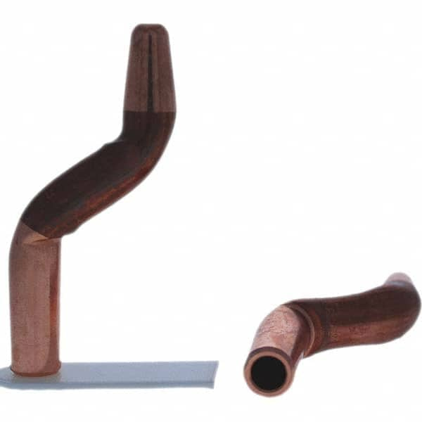 Tuffaloy - Spot Welder Tips For Use With: 4RW Electrode Holder Type: Double Bend Tip A Nose (Pointed) - Makers Industrial Supply