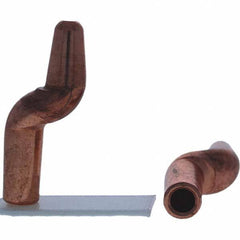 Tuffaloy - Spot Welder Tips For Use With: 4RW Electrode Holder Type: Double Bend Tip A Nose (Pointed) - Makers Industrial Supply